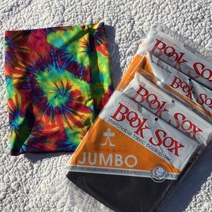 5 Stretch Book Covers NWT 10”H x 8”W